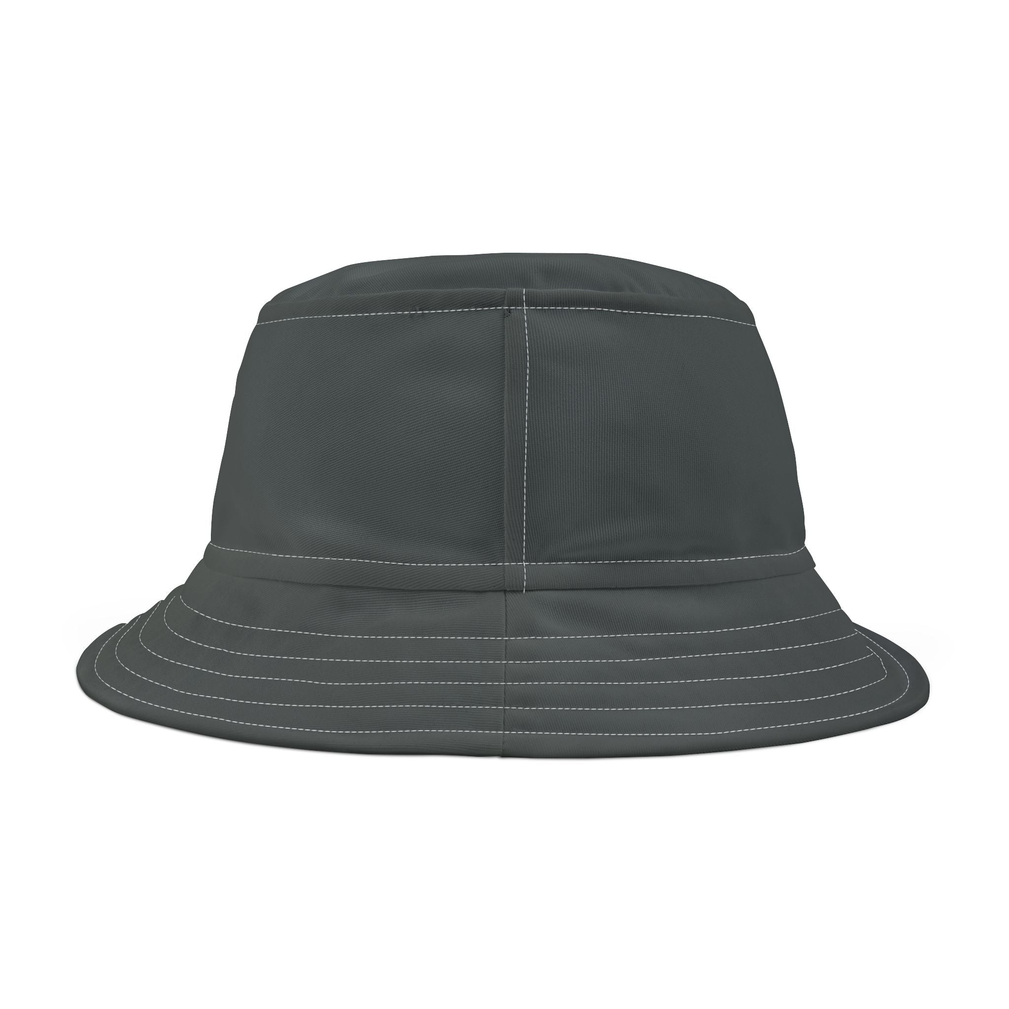 Montaga Seal Bucket Hat Casual Headwear in Dark Grey