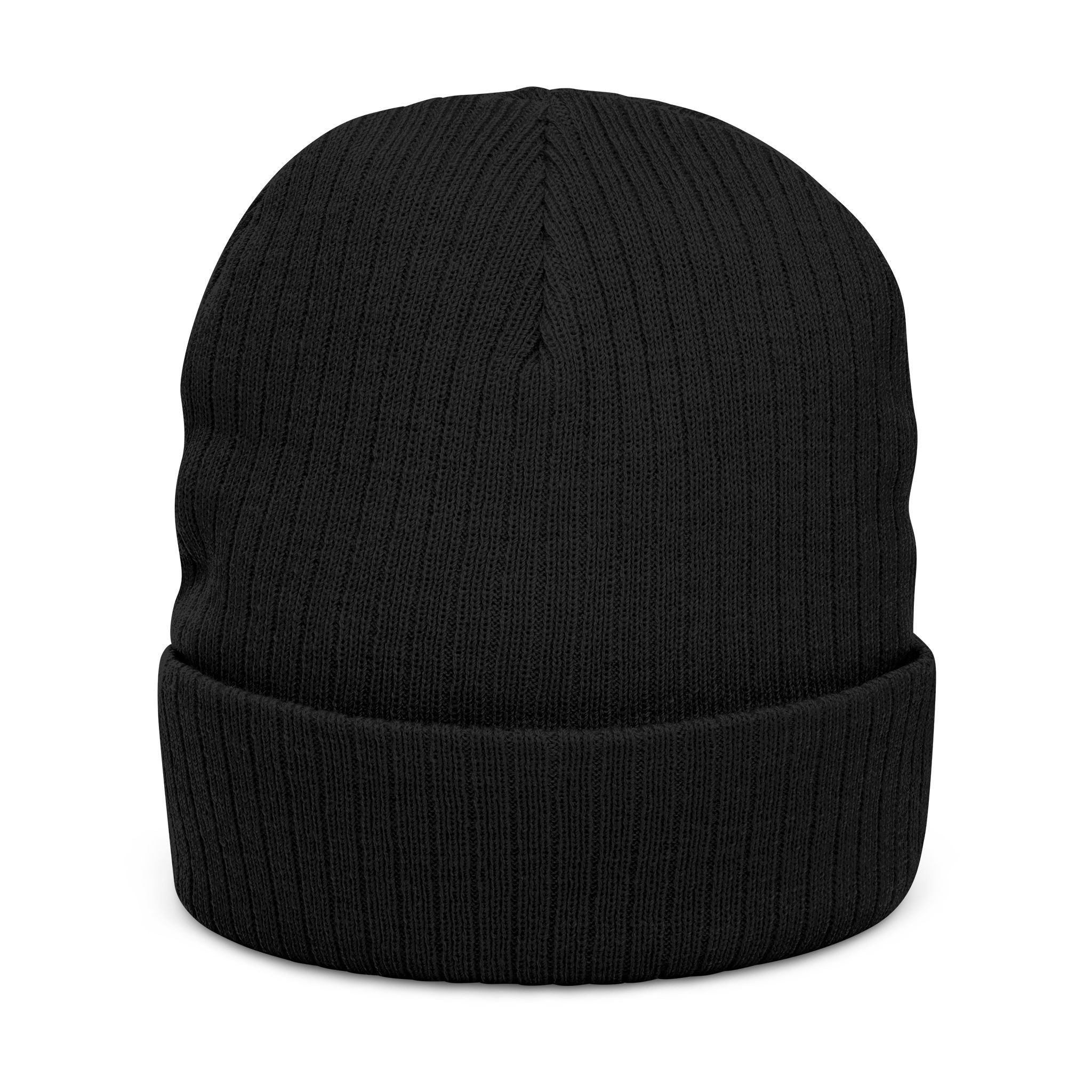 Freedom Isn't Free Unisex Ribbed Knit Beanie: Dark colors.