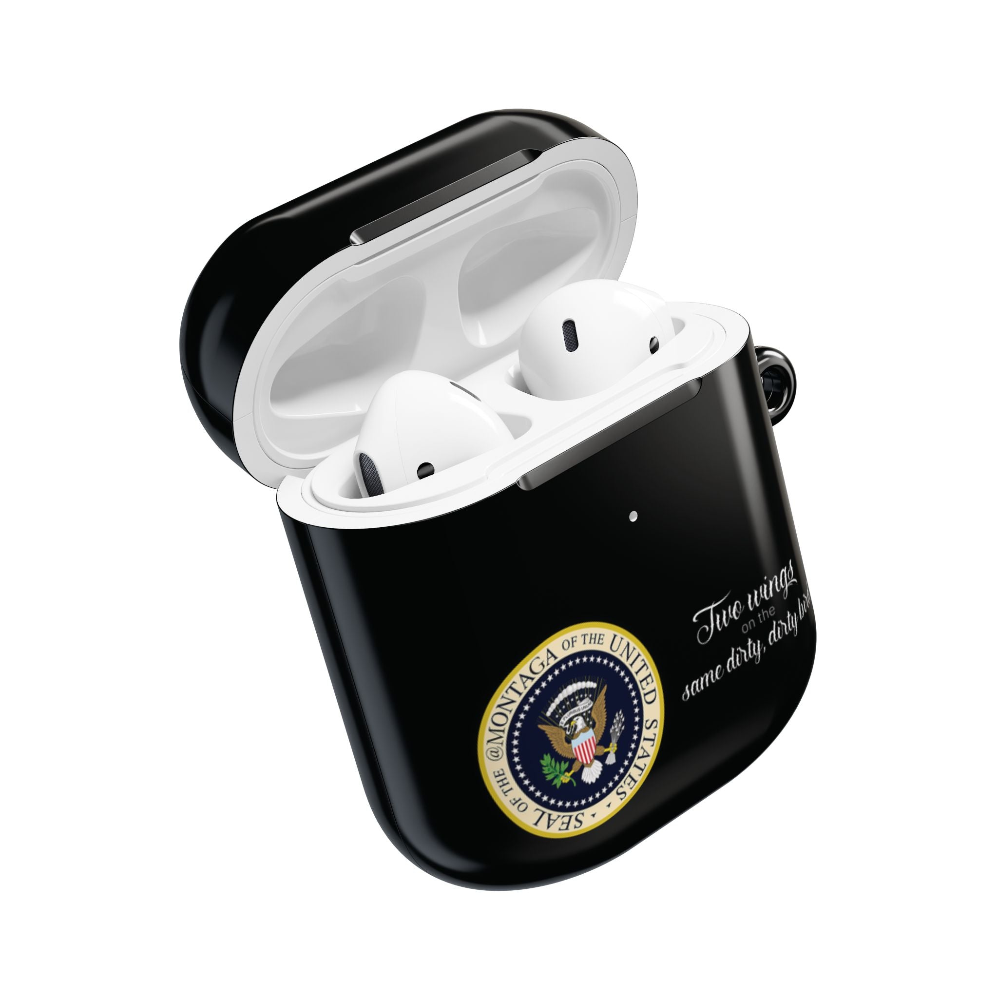 Montaga Podcast | Tony X Collection AirPod Cases | Unique Designs for Patriotic Souls, Gift for Music Lovers, USA Lovers,