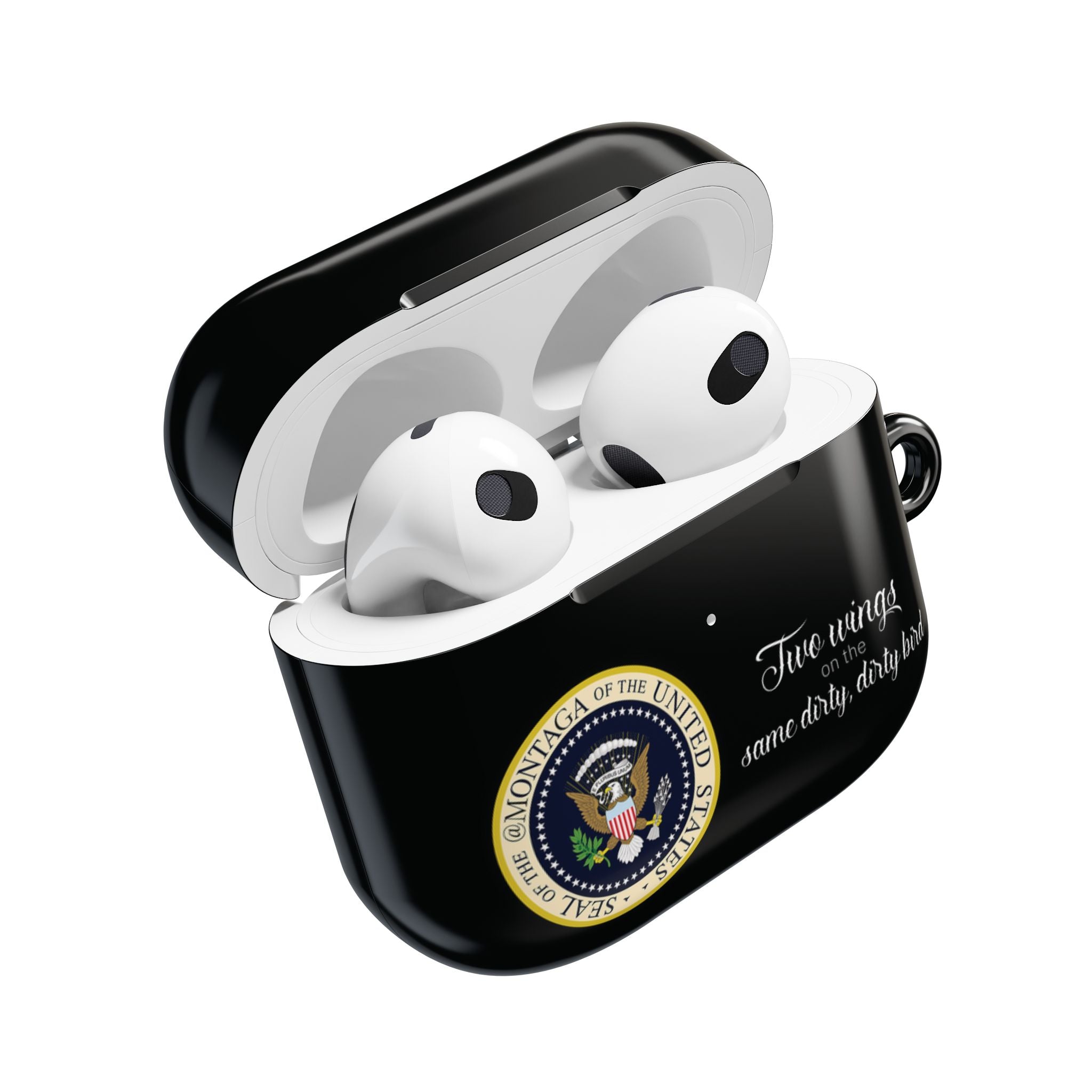 Montaga Podcast | Tony X Collection AirPod Cases | Unique Designs for Patriotic Souls, Gift for Music Lovers, USA Lovers,