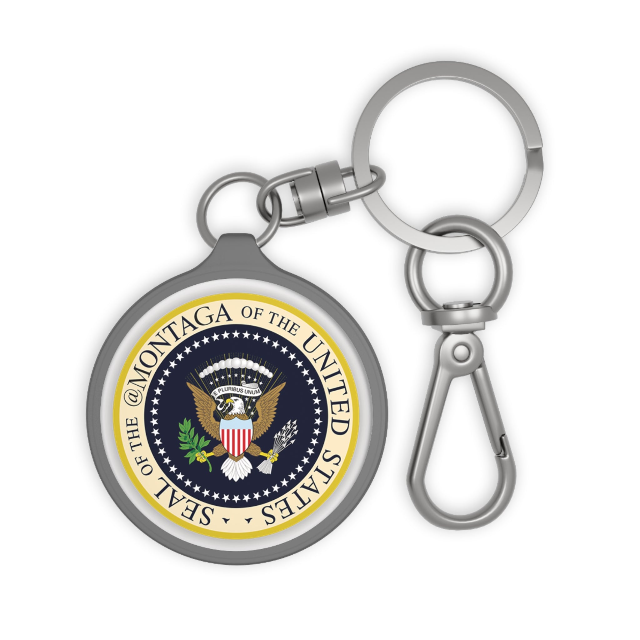 Custom Montaga Podcast Keychain