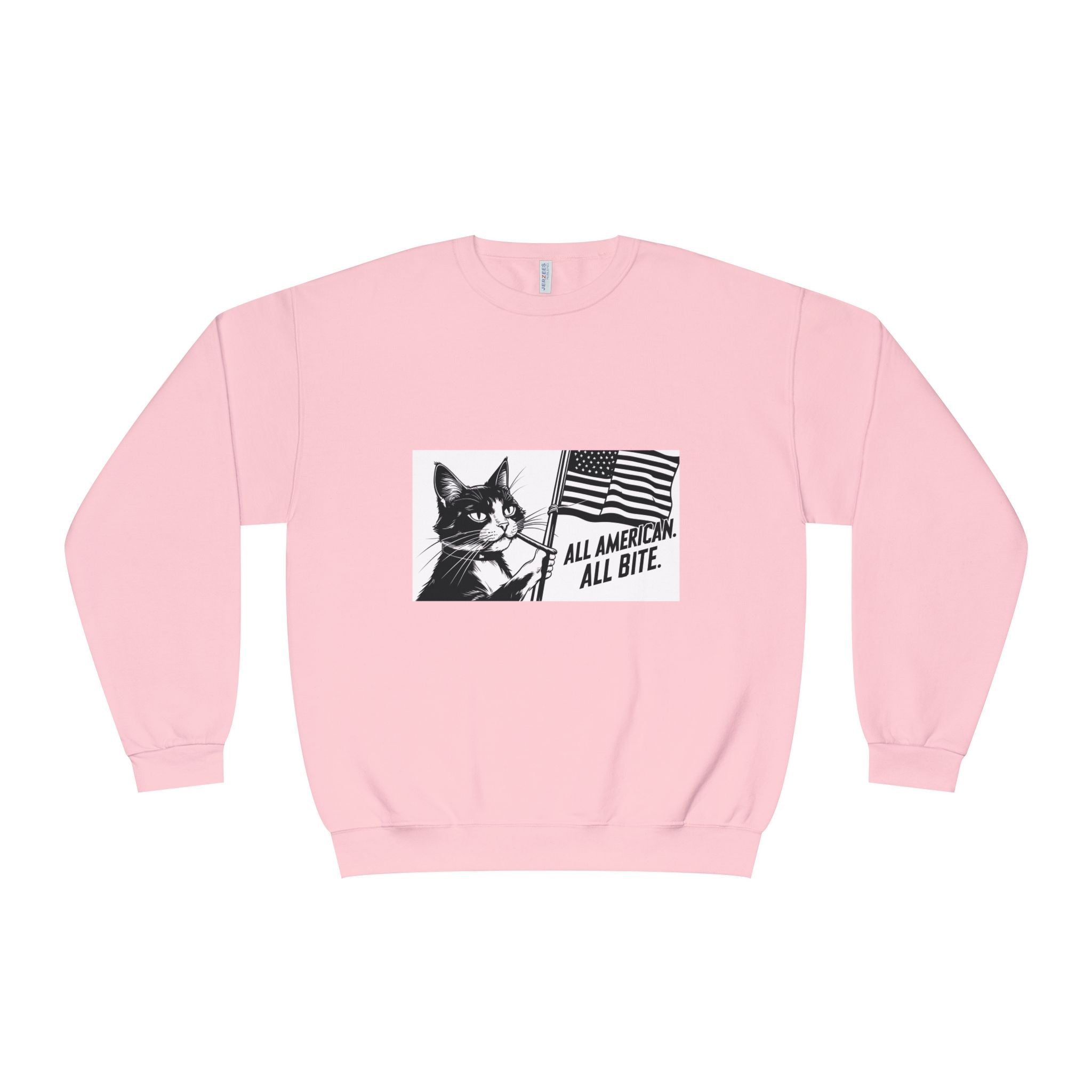 All American Cat Sweatshirt, Unisex Cozy Casual Wear