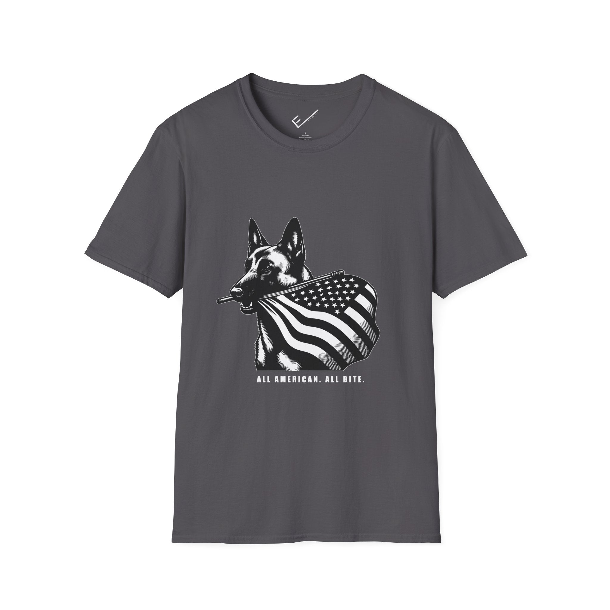Belgian Malinois Graphic Tee - Casual Fit, Unisex Softstyle Crew-Neck.
