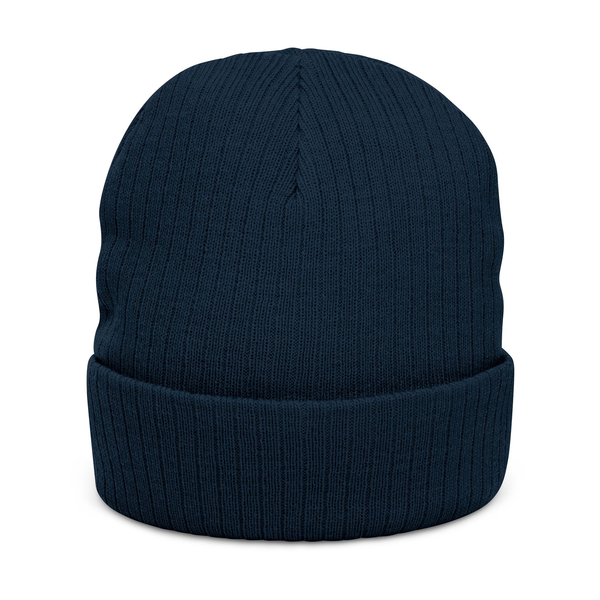 Freedom Isn't Free Unisex Ribbed Knit Beanie: Dark colors.