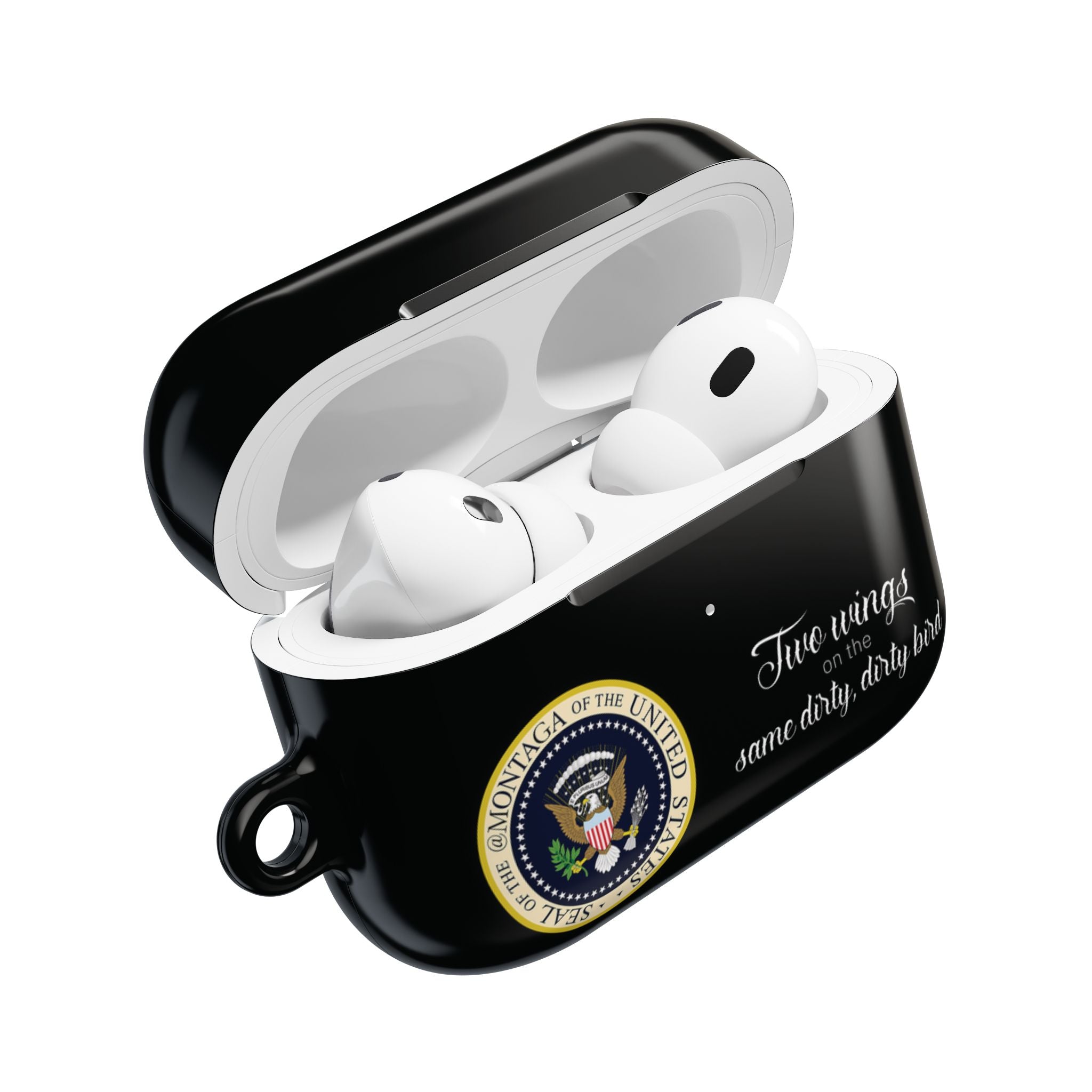 Montaga Podcast | Tony X Collection AirPod Cases | Unique Designs for Patriotic Souls, Gift for Music Lovers, USA Lovers,