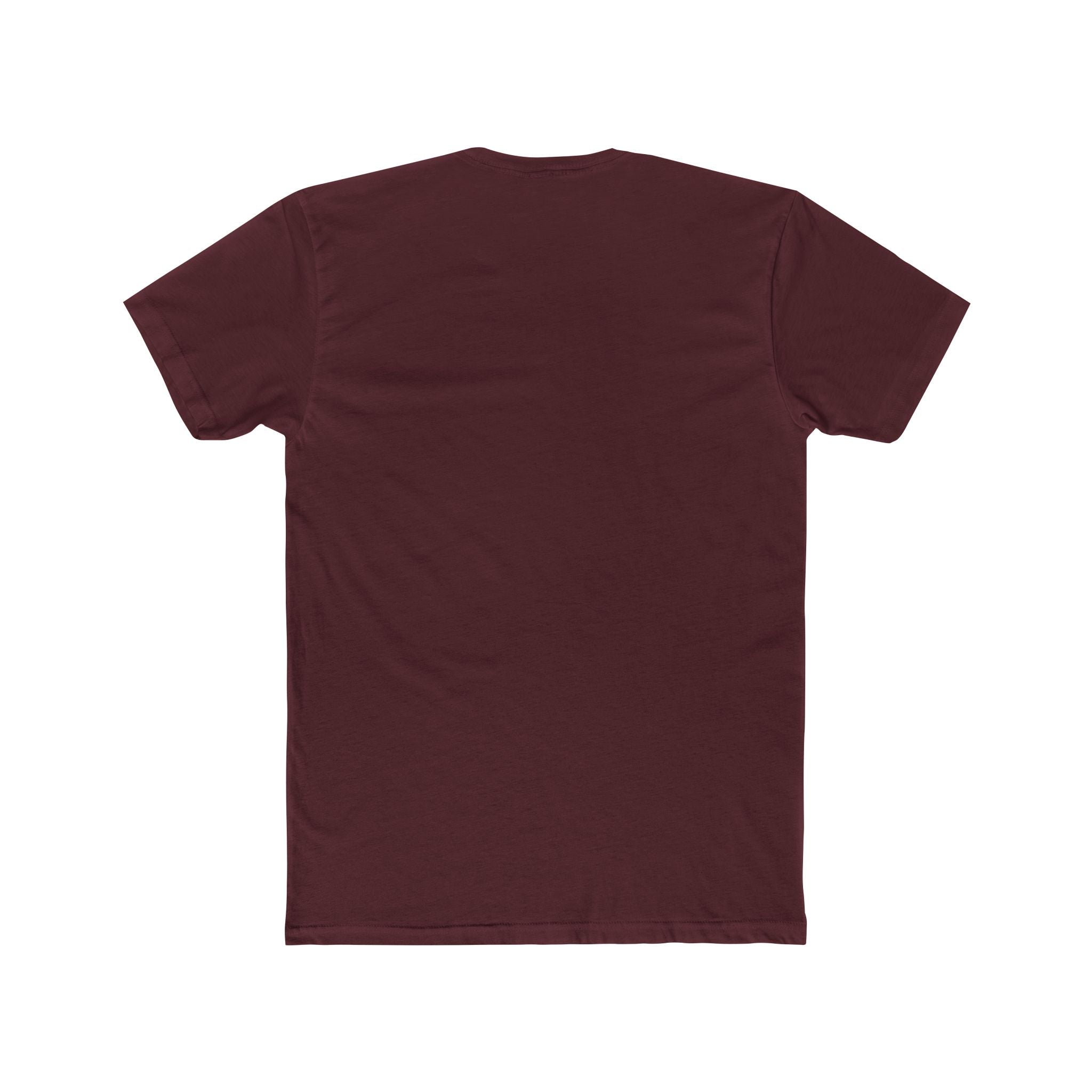Montaga Podcast Varsity Tee: Tapered Fit, Unisex Lightweight Combed Cotton Crew Neck.