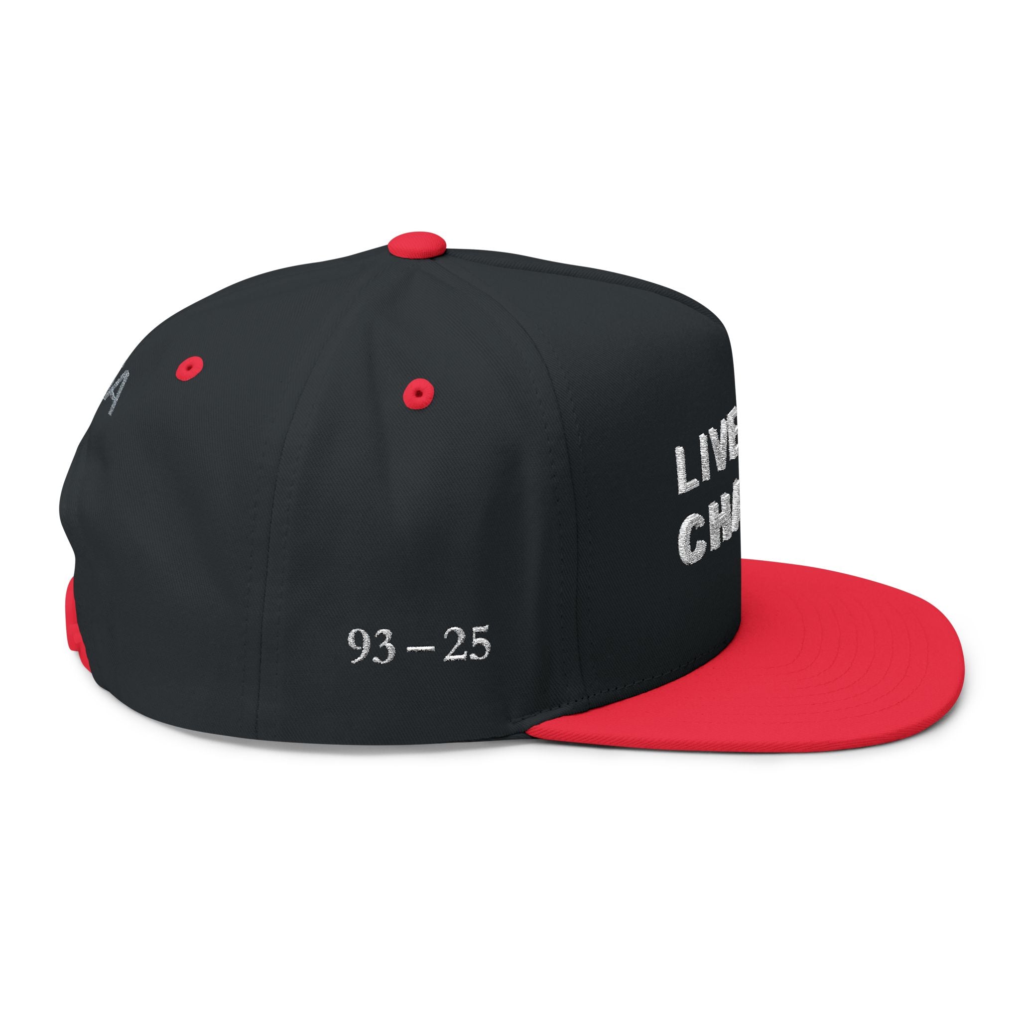 Live Like Charlie Flat Bill Cap | Custom Embroidery