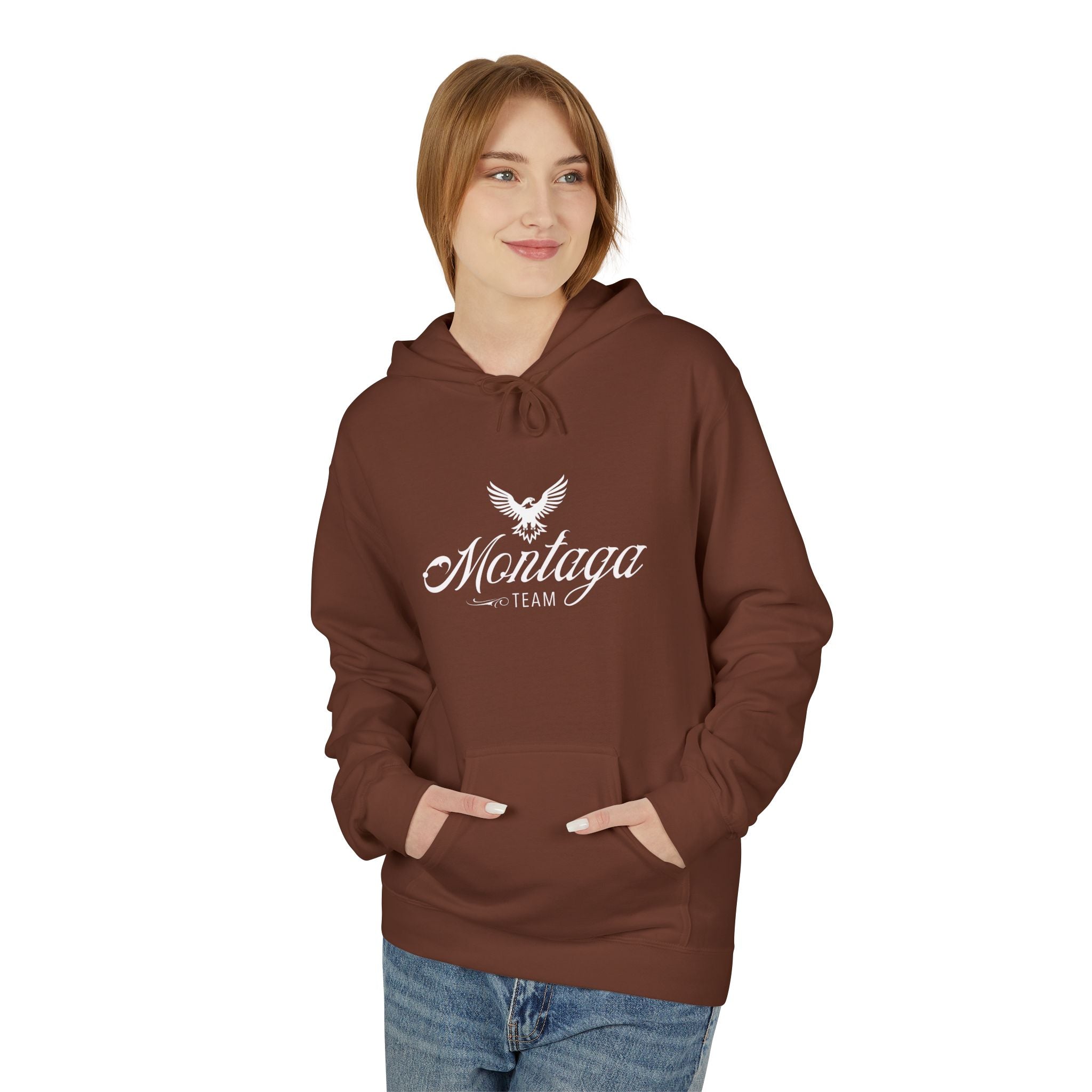 Team Montaga Fleece Hoodie - Cozy Unisex Pullover.
