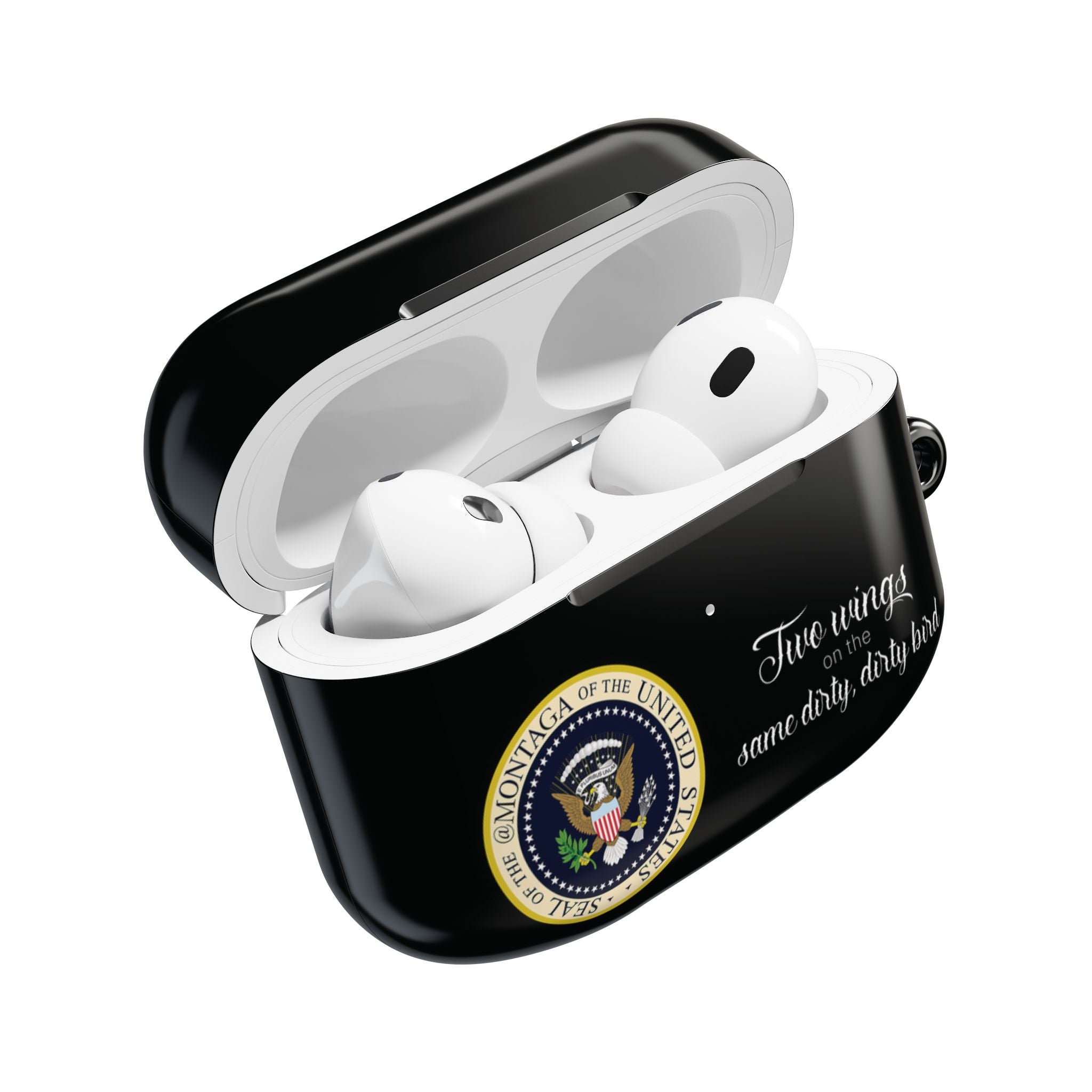 Montaga Podcast | Tony X Collection AirPod Cases | Unique Designs for Patriotic Souls, Gift for Music Lovers, USA Lovers,