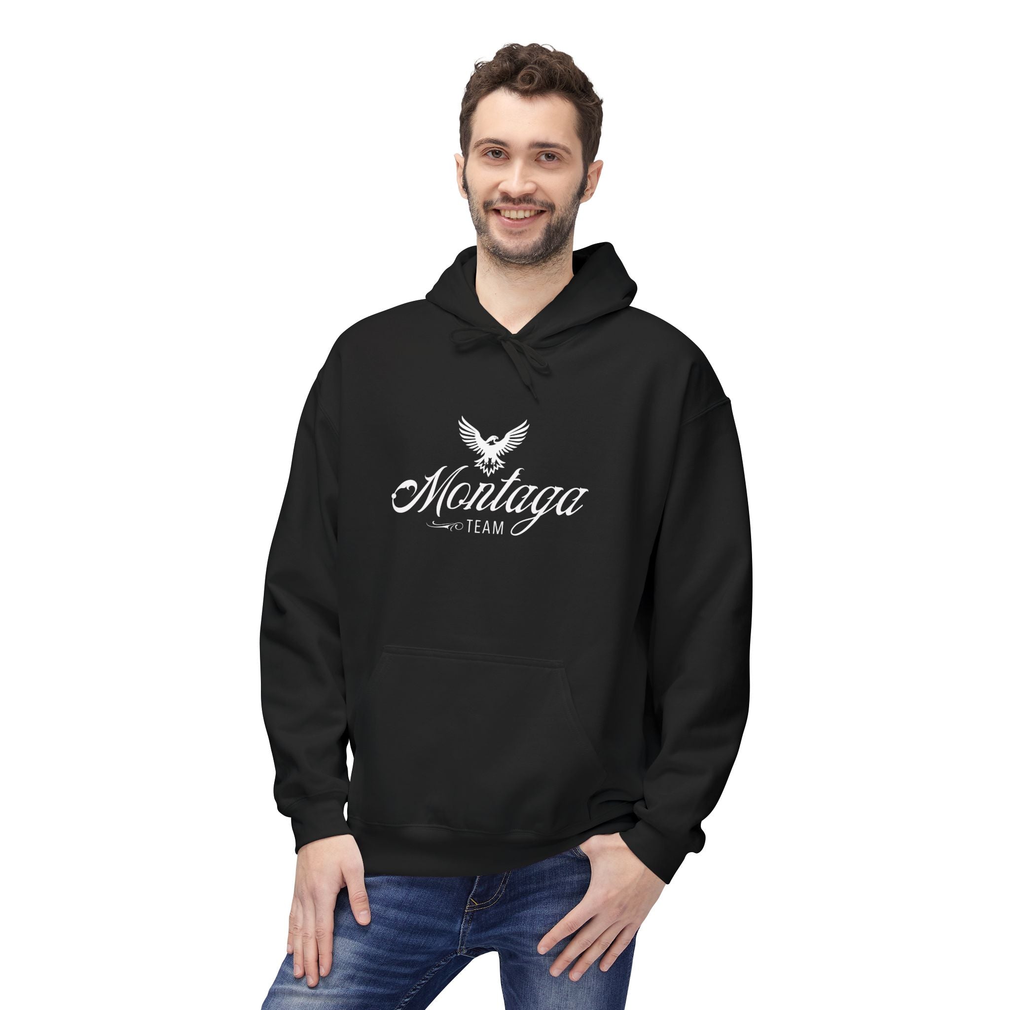 Team Montaga Fleece Hoodie - Cozy Unisex Pullover.