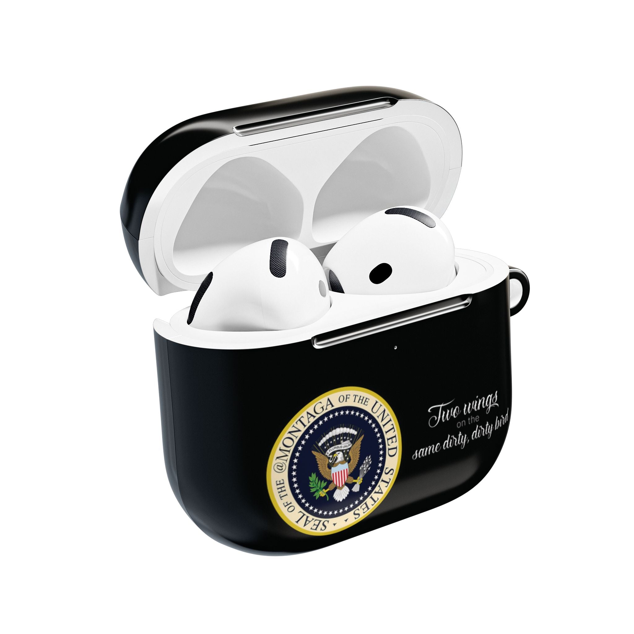 Montaga Podcast | Tony X Collection AirPod Cases | Unique Designs for Patriotic Souls, Gift for Music Lovers, USA Lovers,