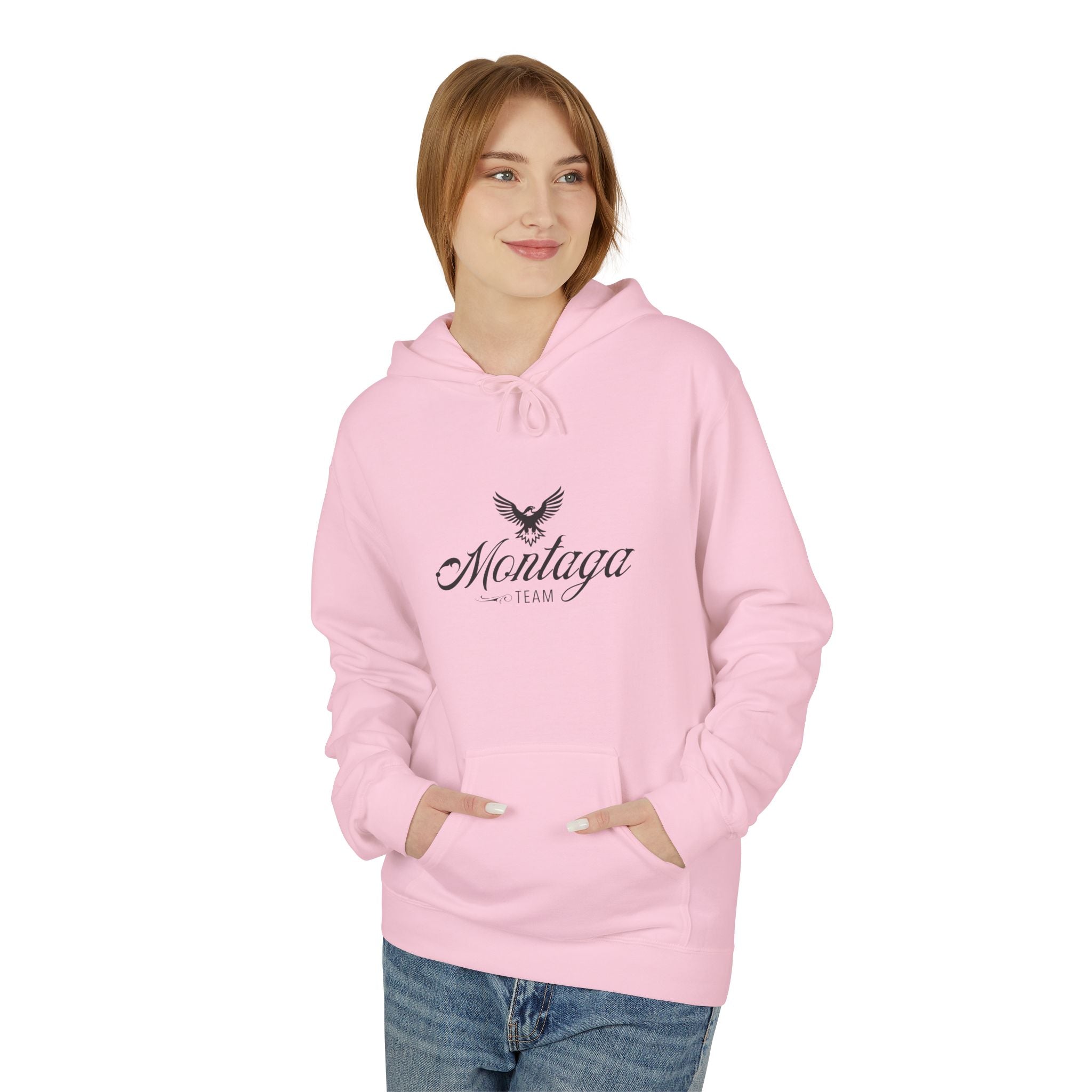 Team Montaga Fleece Hoodie - Cozy Unisex Pullover.