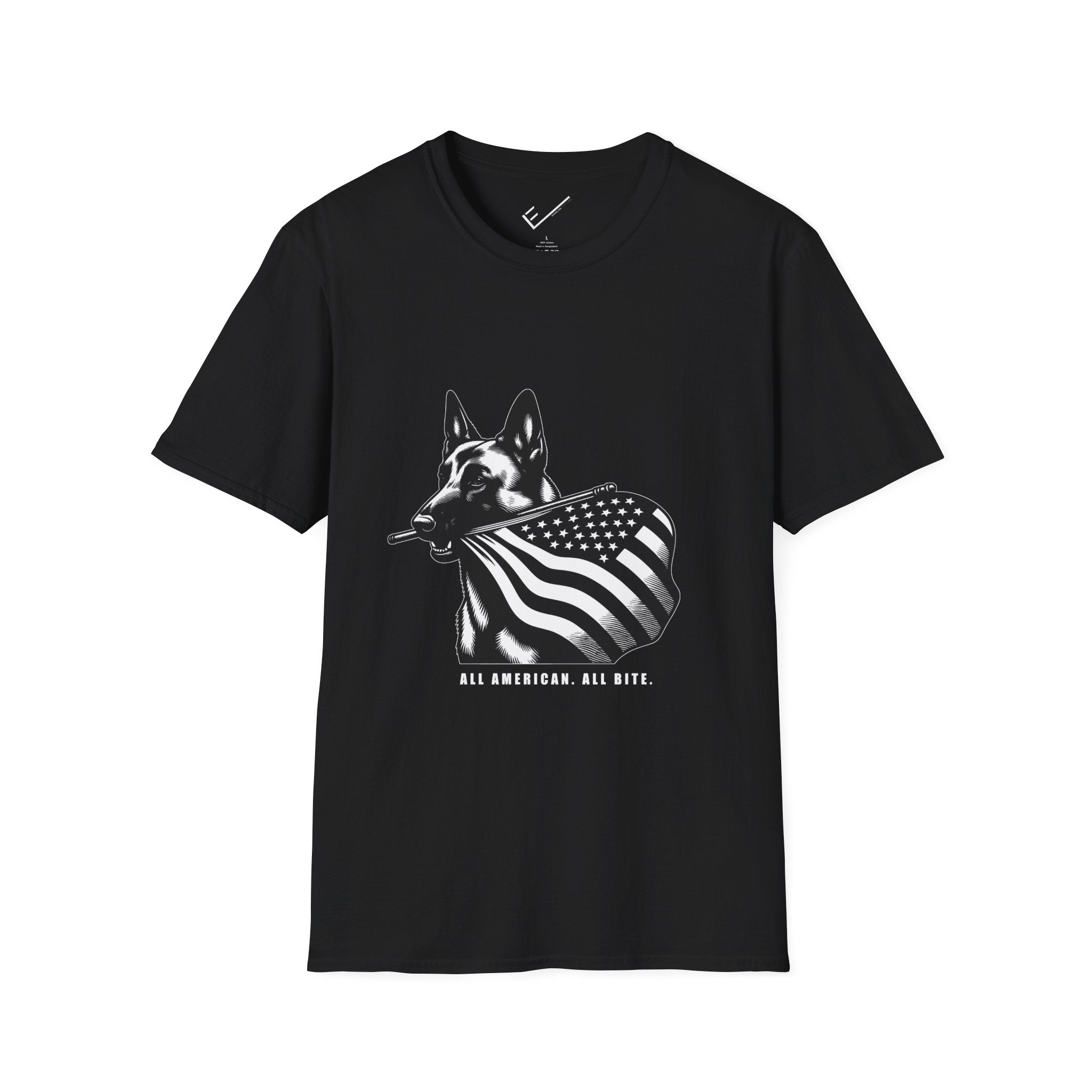 Belgian Malinois Graphic Tee - Casual Fit, Unisex Softstyle Crew-Neck.