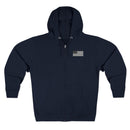 Team Montaga Unisex Zip Hoodie with Team Montaga and Flag Design.