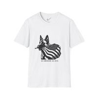 Belgian Malinois Graphic Tee - Casual Fit, Unisex Softstyle Crew-Neck.