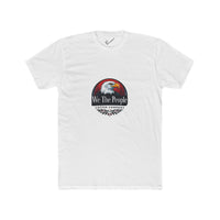 We The People Coffee Co. Tee: Tapered Fit, Unisex Lightweight Combed Cotton Crew Neck.