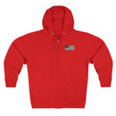 Team Montaga Unisex Zip Hoodie with Team Montaga and Flag Design.