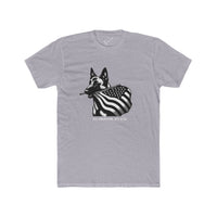 Belgian Malinois Tee: Tapered Fit, Unisex Lightweight Combed Cotton Crew Neck.