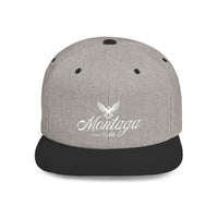 Team Montaga Flat Bill Snapback Hat.