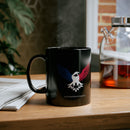 "Two wings on the same dirty, dirty bird" Ceramic Mug in black: 11oz & 15oz sizes