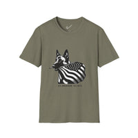 Belgian Malinois Graphic Tee - Casual Fit, Unisex Softstyle Crew-Neck.