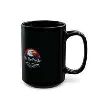 We The People Coffee Co. Ceramic Mug in black: 11oz & 15oz sizes