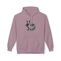 All American Dog Fleece Hoodie - Cozy Unisex Pullover.