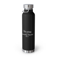 "Two Wings" Vacuum Insulated Water Bottle, Travel Flask for Outdoors, Sports, Work, Hiking