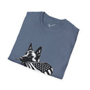 Belgian Malinois Graphic Tee - Casual Fit, Unisex Softstyle Crew-Neck.