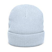 One Girl United Unisex Ribbed Knit Beanie: Light colors
