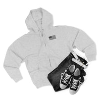 Team Montaga Unisex Zip Hoodie with Team Montaga and Flag Design.