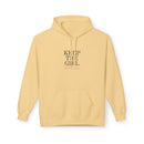 "Keep The Girl | Become The Woman" Fleece Hoodie - Cozy Pullover.