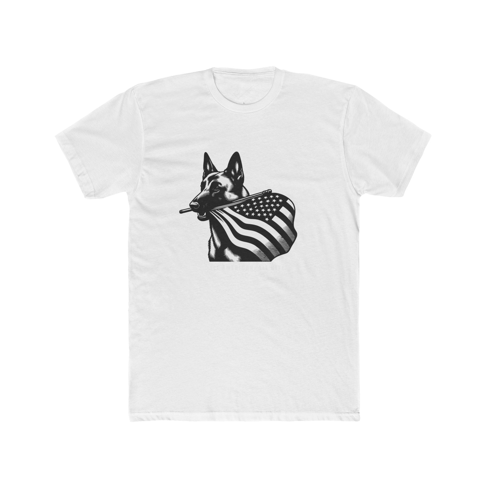 Belgian Malinois Tee: Tapered Fit, Unisex Lightweight Combed Cotton Crew Neck.