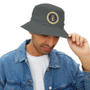 Montaga Seal Bucket Hat Casual Headwear in Dark Grey