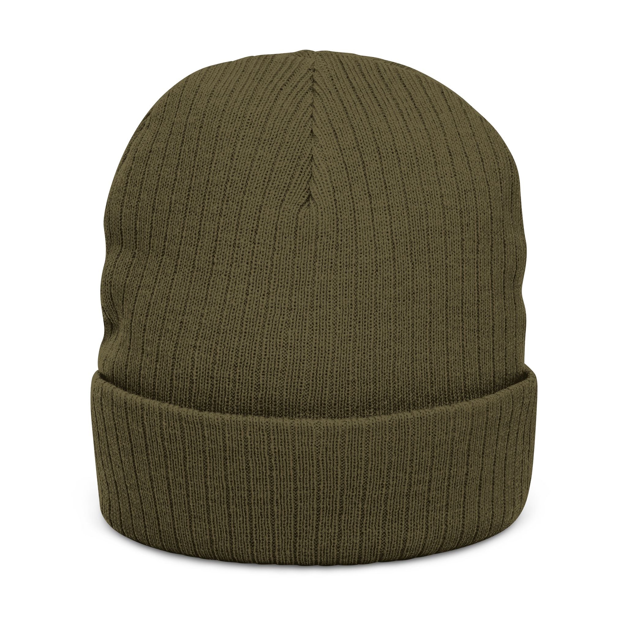 Freedom Isn't Free Unisex Ribbed Knit Beanie: Dark colors.