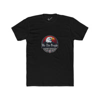 We The People Coffee Co. Tee: Tapered Fit, Unisex Lightweight Combed Cotton Crew Neck.