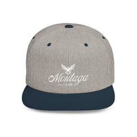 Team Montaga Flat Bill Snapback Hat.
