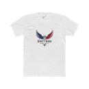 Dirty Bird Dark Roast Tee: Tapered Fit, Unisex Lightweight Combed Cotton Crew Neck.