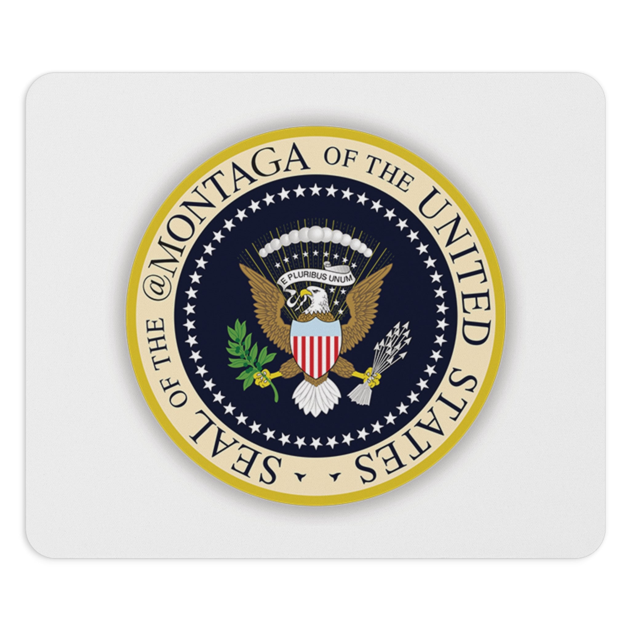 The Montaga Podcast Seal Mouse Pad: Office Decor