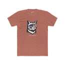 All American Cat "Team Meowica" Tee: Tapered Fit, Unisex Lightweight Combed Cotton Crew Neck.