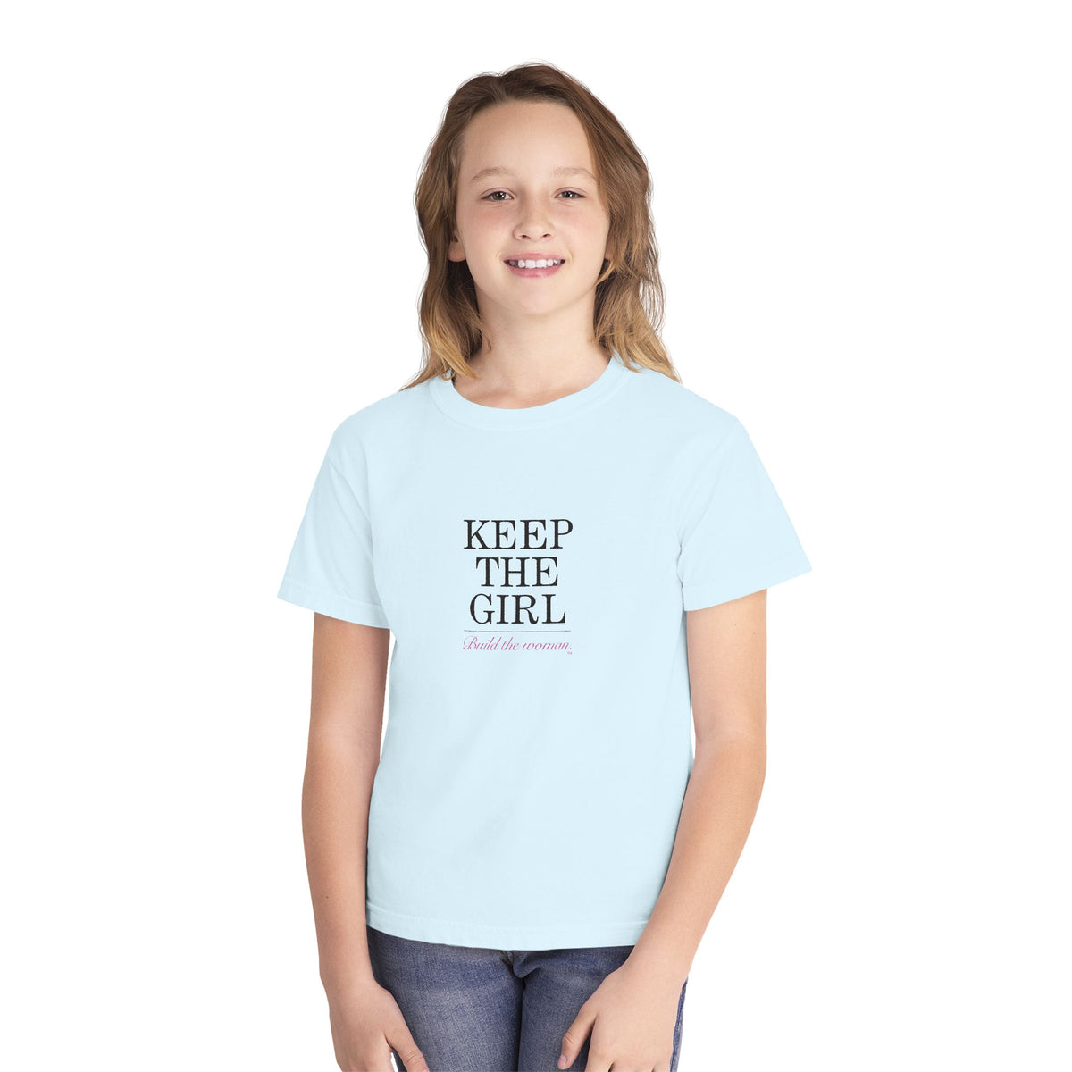 "Keep The Girl | Build The Woman" Short Sleeve Youth Tee