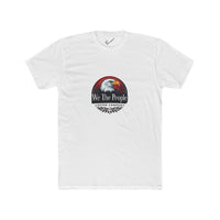 We The People Coffee Co. Tee: Tapered Fit, Unisex Lightweight Combed Cotton Crew Neck.