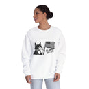 All American Cat Sweatshirt, Unisex Cozy Casual Wear