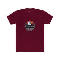 We The People Coffee Co. Tee: Tapered Fit, Unisex Lightweight Combed Cotton Crew Neck.
