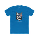 All American Cat "Team Meowica" Tee: Tapered Fit, Unisex Lightweight Combed Cotton Crew Neck.