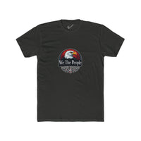 We The People Coffee Co. Tee: Tapered Fit, Unisex Lightweight Combed Cotton Crew Neck.