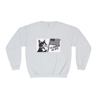 All American Cat Sweatshirt, Unisex Cozy Casual Wear