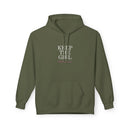 "Keep The Girl | Become The Woman" Fleece Hoodie - Cozy Pullover.
