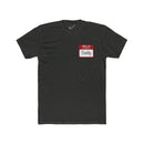 "Hello My Name is Daddy" Tee: Tapered Fit, Combed Cotton Crew Neck.