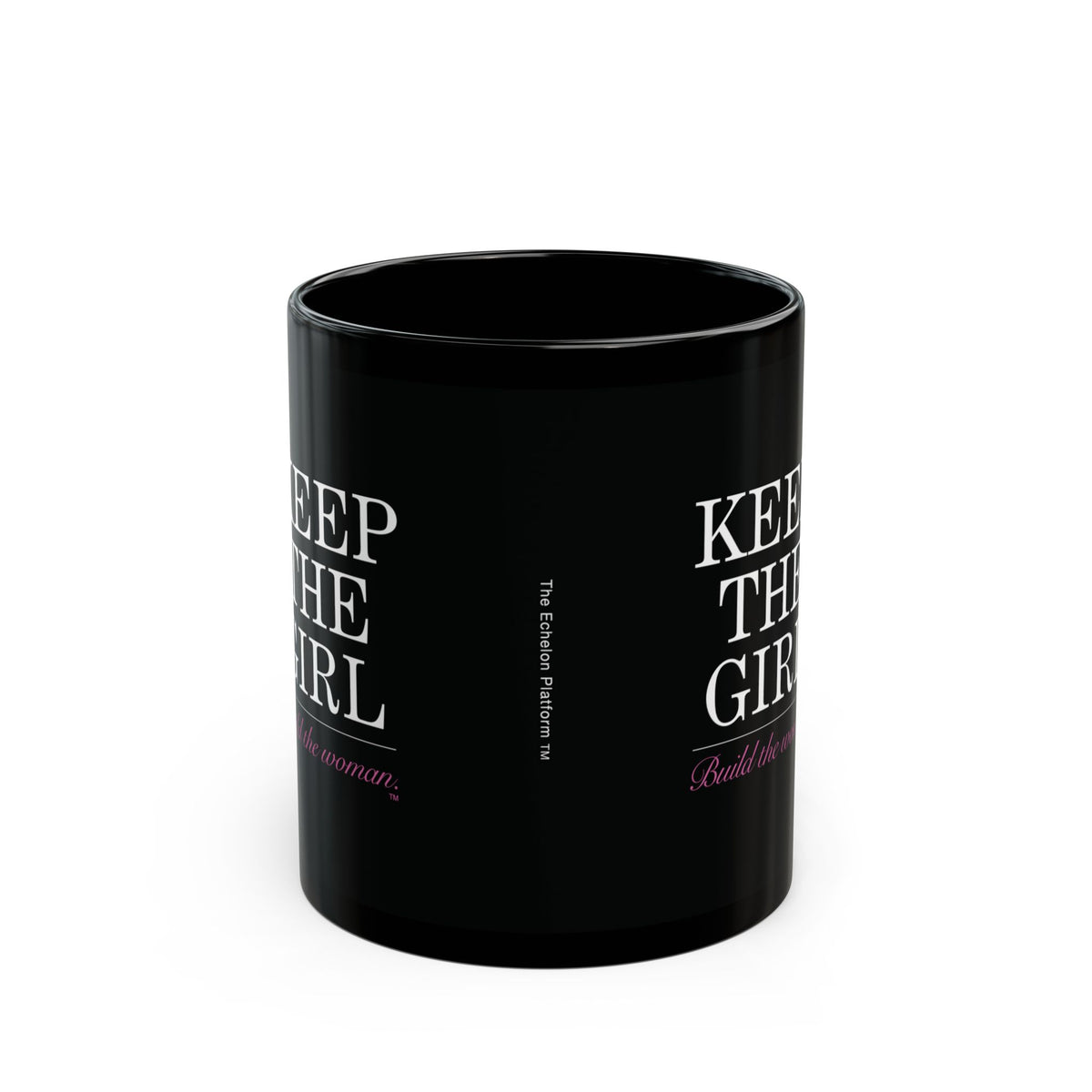 "Keep The Girl" Ceramic Mug in Black: 11oz & 15oz sizes